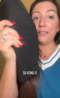 I can actually walk around the house while wearing this. It stays securely in place, which means I don't have to sit still to ice my ankle. A massive quality-of-life improvement.