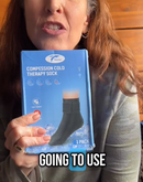 The material is soft and not too tight. I've worn them with the gel packs removed just for light compression and comfort overnight. Love them!