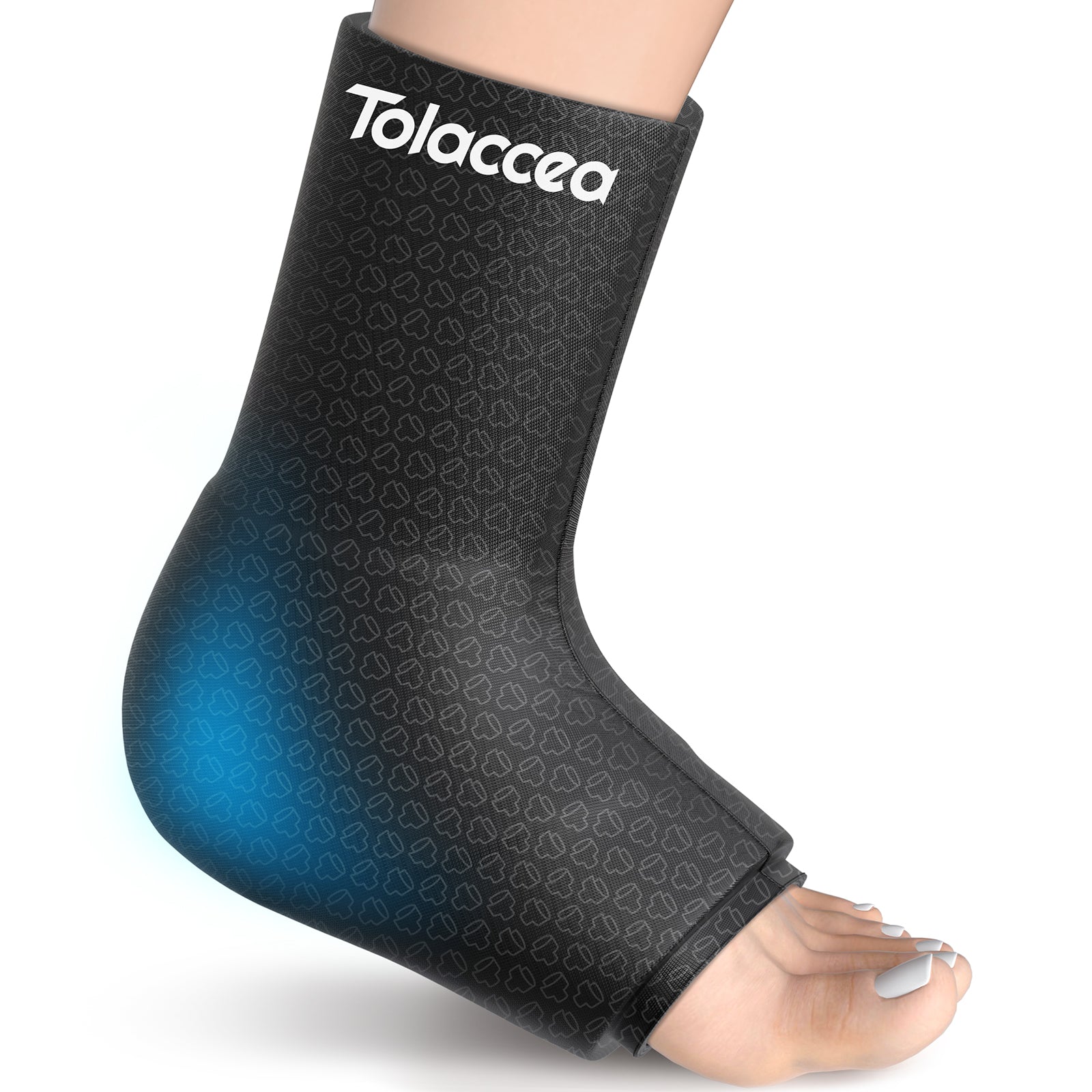 Tolaccea Pro Ankle Ice Pack Wrap Hot & Cold Therapy for Sprains, Plantar Fasciitis & Swelling