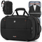 Tolaccea Ulife 05 Garment Suit Backpack, Dual Laptop for 17.3" and 12.9" & Extra Toiletry Bag, 45-55L