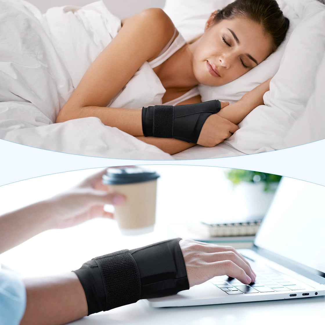 Tolaccea Thumb Brace Wrist Ice Pack for Pain Relief