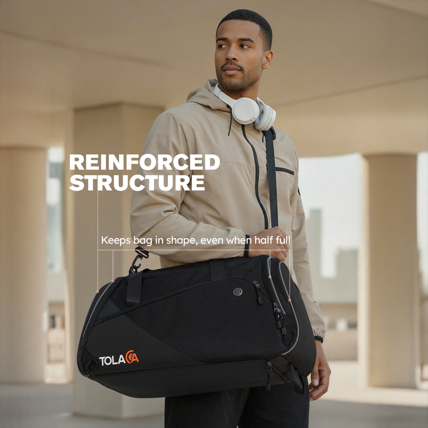 Tolaccea 47L | 9-Pocket Gym & Travel Backpack - Sports Duffle Bag Tolaccea 47L | 9-Pocket Gym & Travel Backpack - Sports Duffle Bag