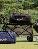 The organization in this bag is next-level. Beyond the awesome shoe compartment, the internal pockets and compression straps keep everything secure and in its place. 