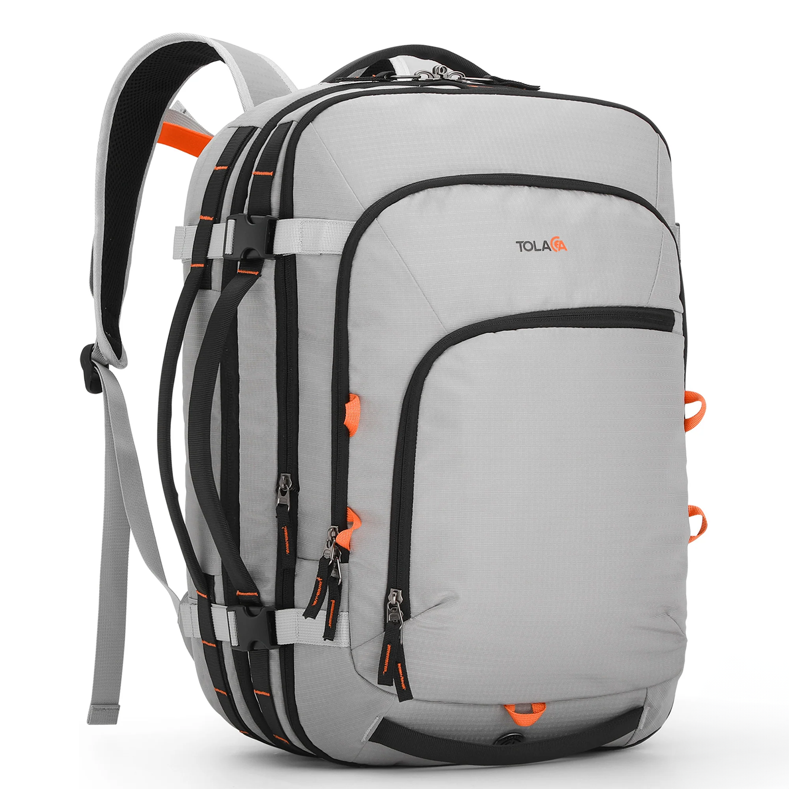 Tolaccea Mlife 01 Travel Laptop Backpack, Carry On Backpack, 35L-45L