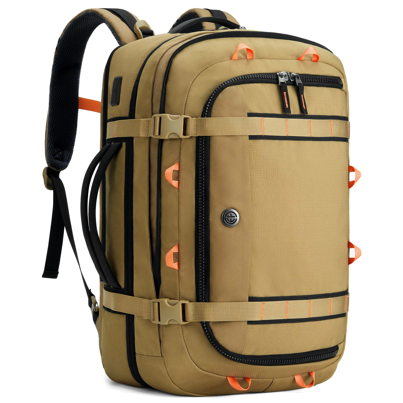 Tolaccea Mlife 02 Travel Laptop Backpack, Carry On Backpack, 40L-45L