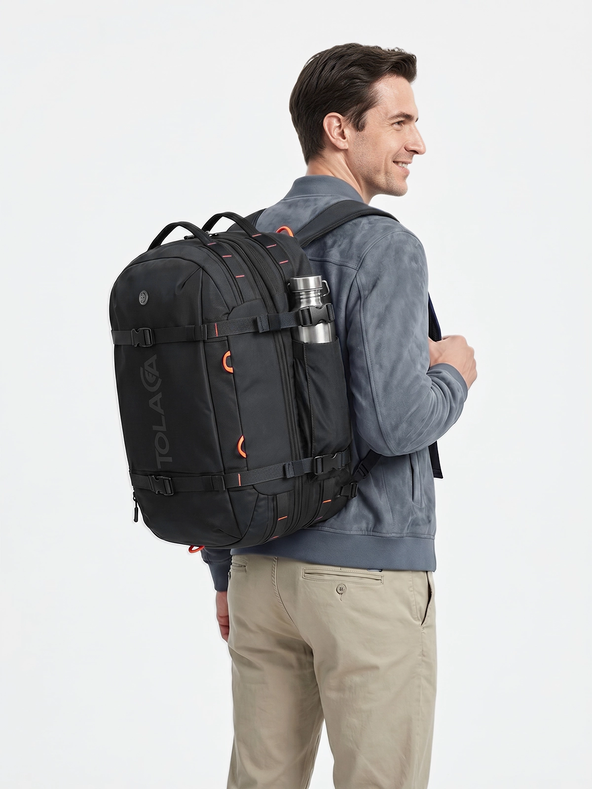 17.3 inch laptop backpack nylon water-resistant briefcase macbook chromebook CoolBELL Convertible Backpack, Messenger Laptop Case, Fits 17.3 Inch,  Canvas Black