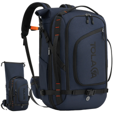 Tolaccea Mlife 07 | Expandable 40L to 55L Roll-Top Travel Backpack