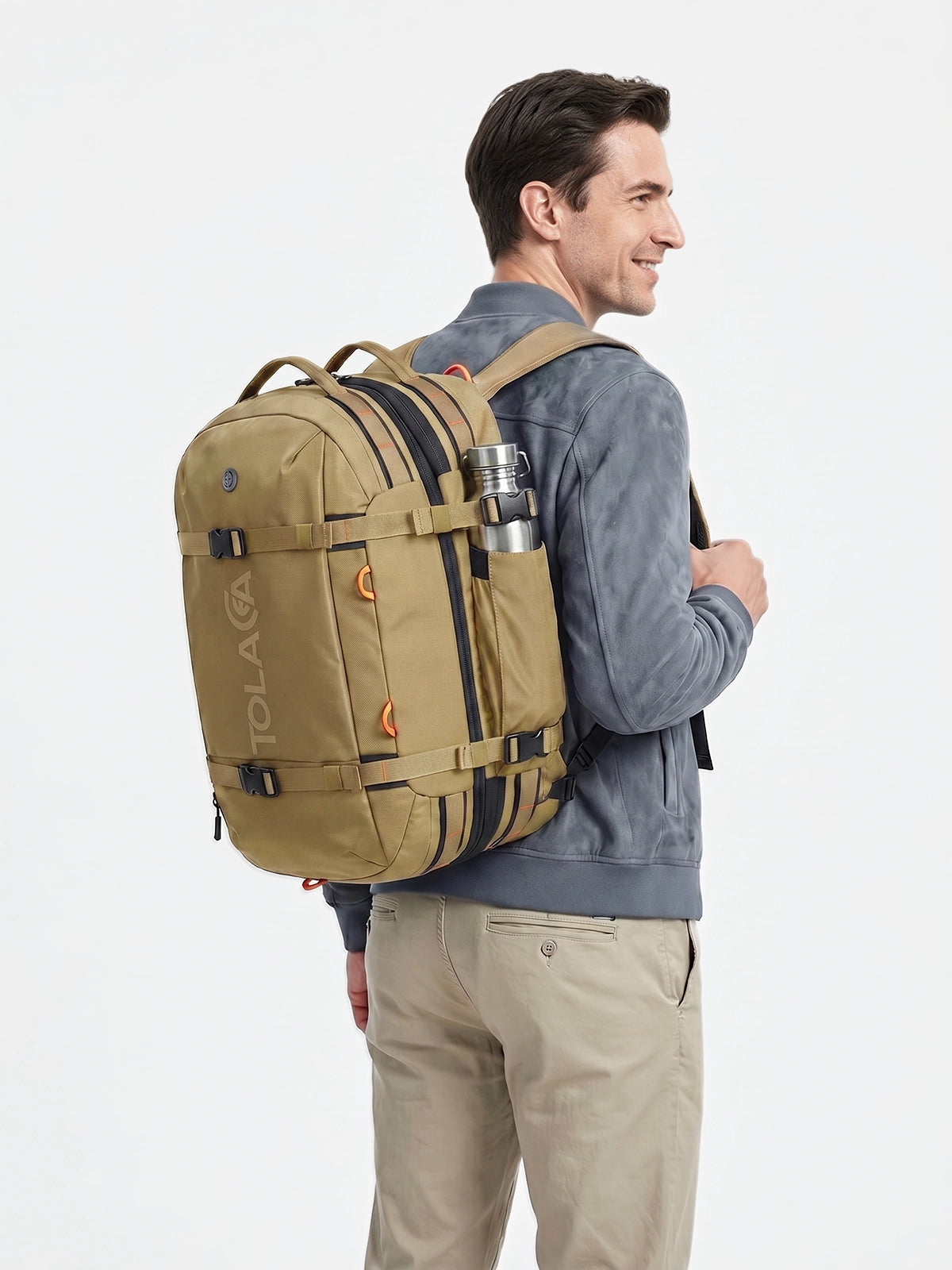 Tolaccea Mlife 03 | 40L-50L Expandable Travel Backpack | TSA