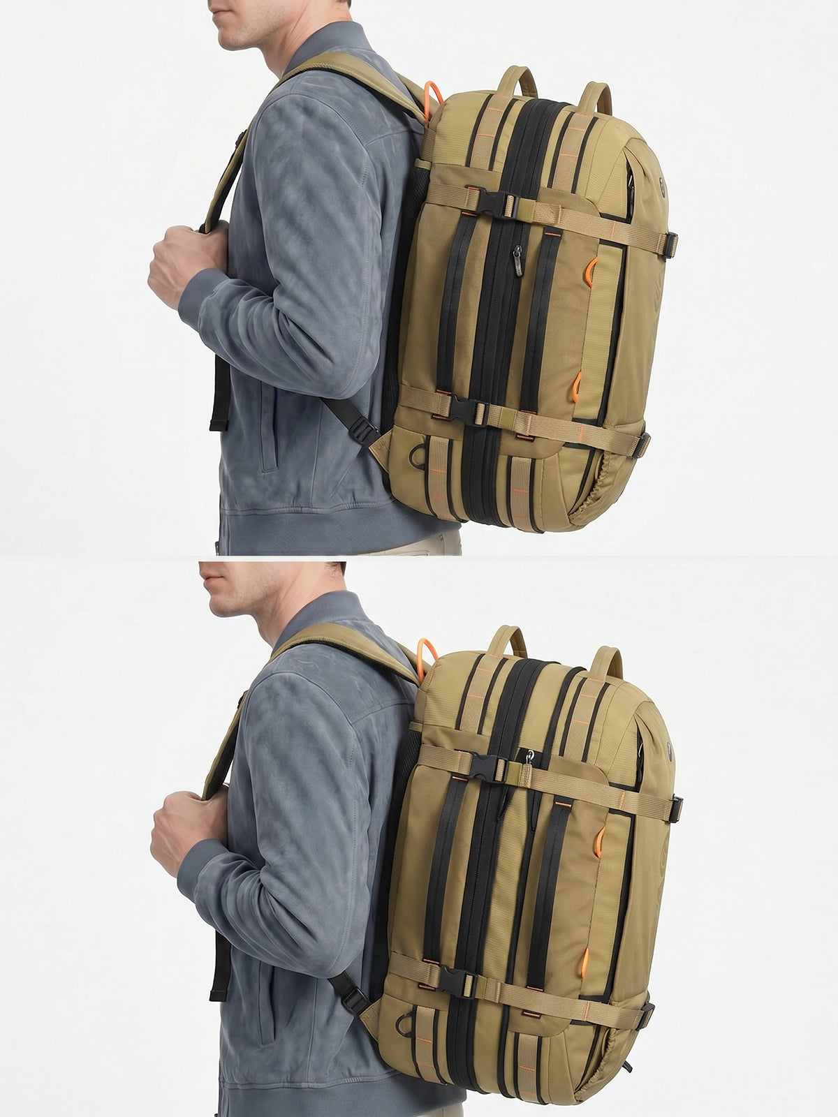 Tolaccea Mlife 03 | 40L-50L Expandable Travel Backpack