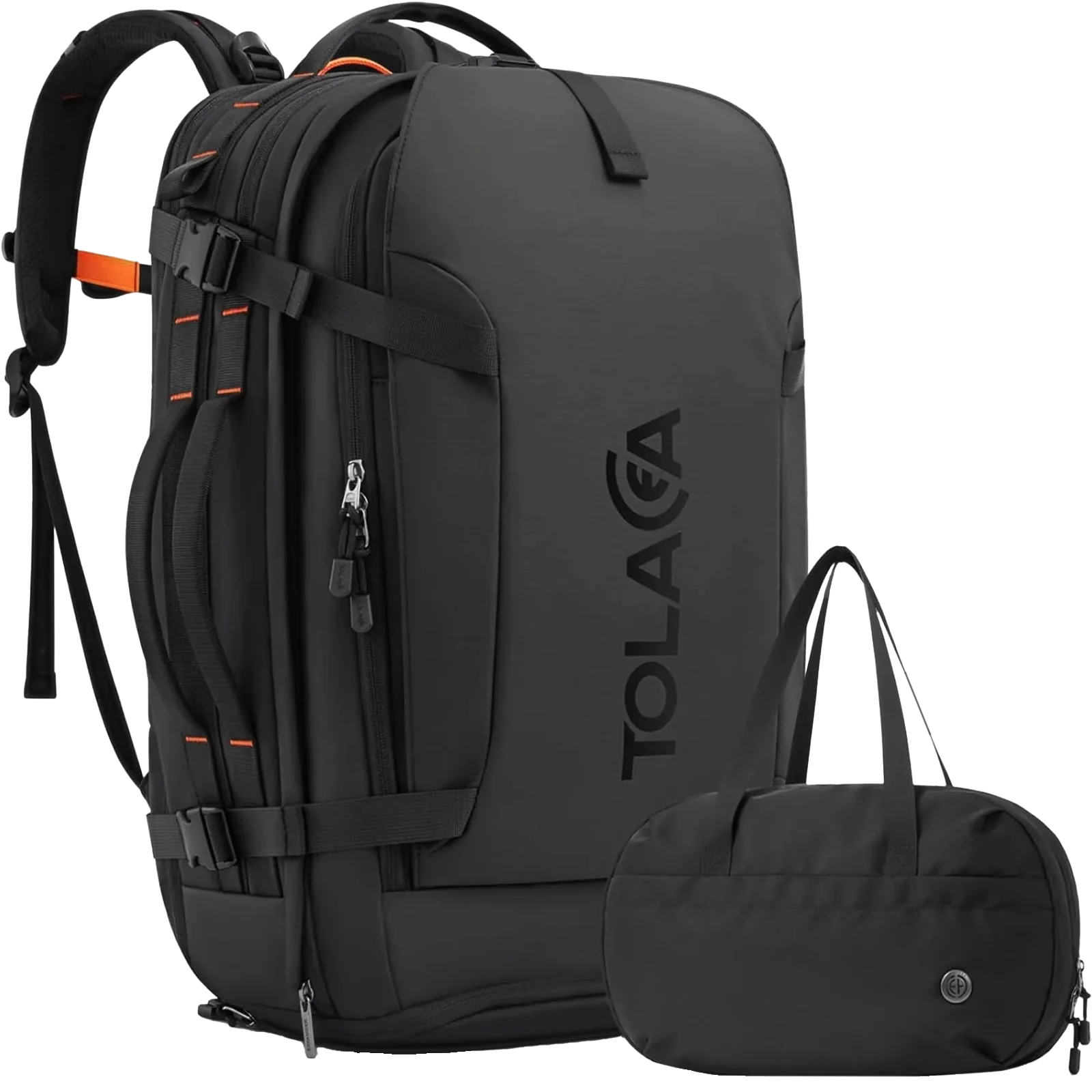 Tolaccea Ulife 04 Travel Laptop Backpack, With Extra Toiletry Bag & 17.3" Laptop  Versatile Compartment, 40-45L
