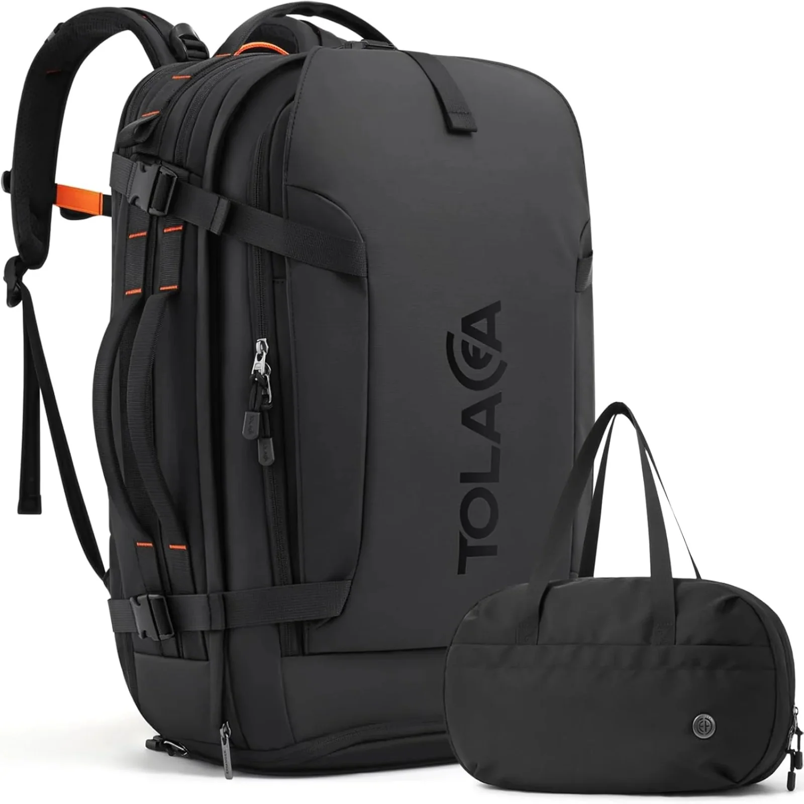 Tolaccea Ulife 04 Travel Laptop Backpack, With Extra Toiletry Bag & 17.3" Laptop  Versatile Compartment, 40-45L