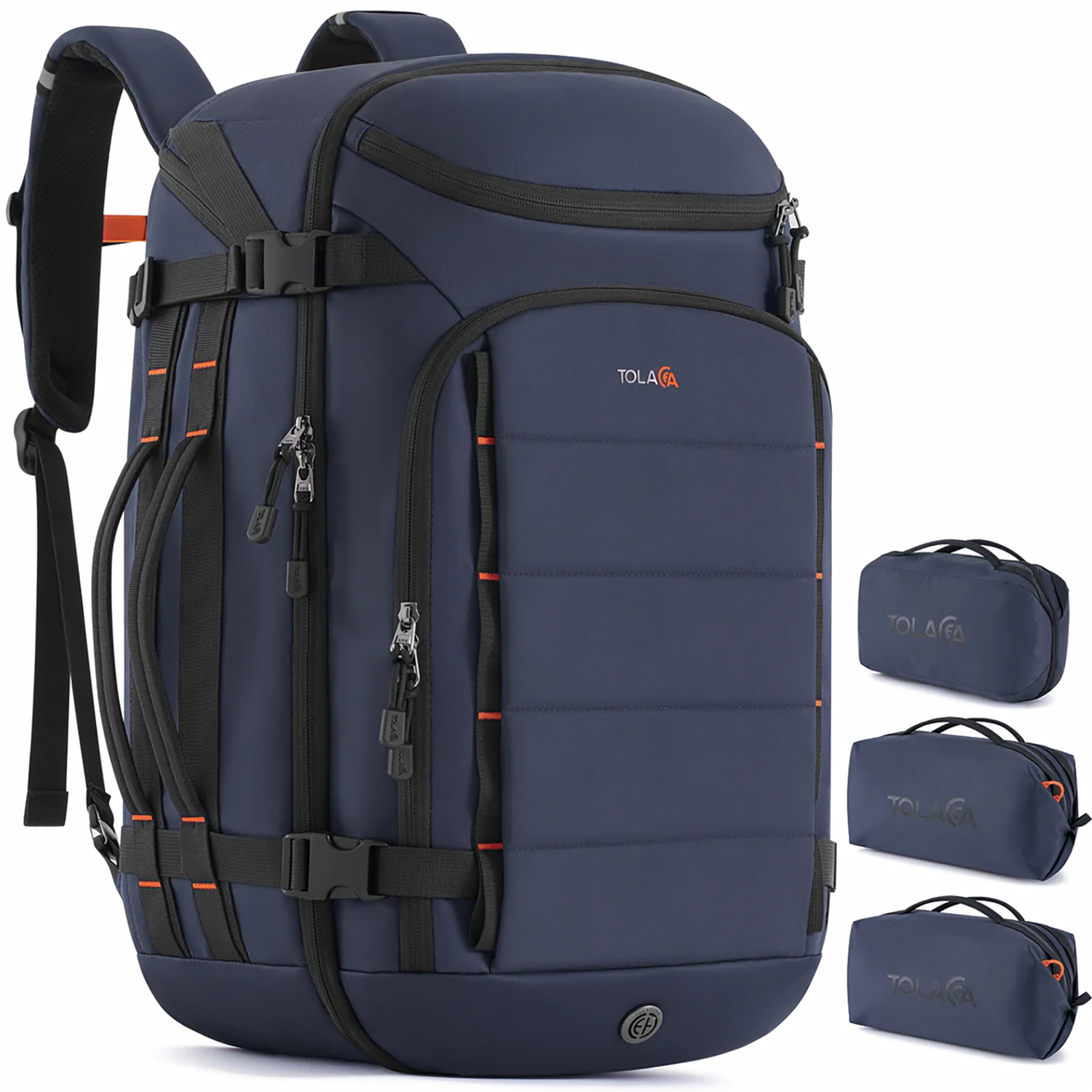 Tolaccea Ulife 06 | 40L Modular Travel Backpack with Toiletry Organizer