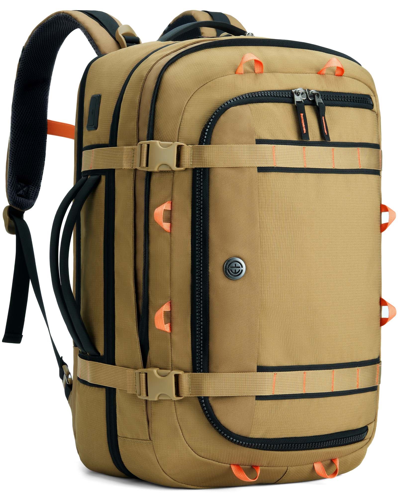 Tolaccea 45L-50L Travel Backpack, Carry On Backpacks,Travel Rucksack Cabin Size, TSA Friendly Flight Approved Hand Luggage Backpacks Fit 17.3 Inch Laptop, Durable Large Weekender Backpack Water Resistant Business Rucksack