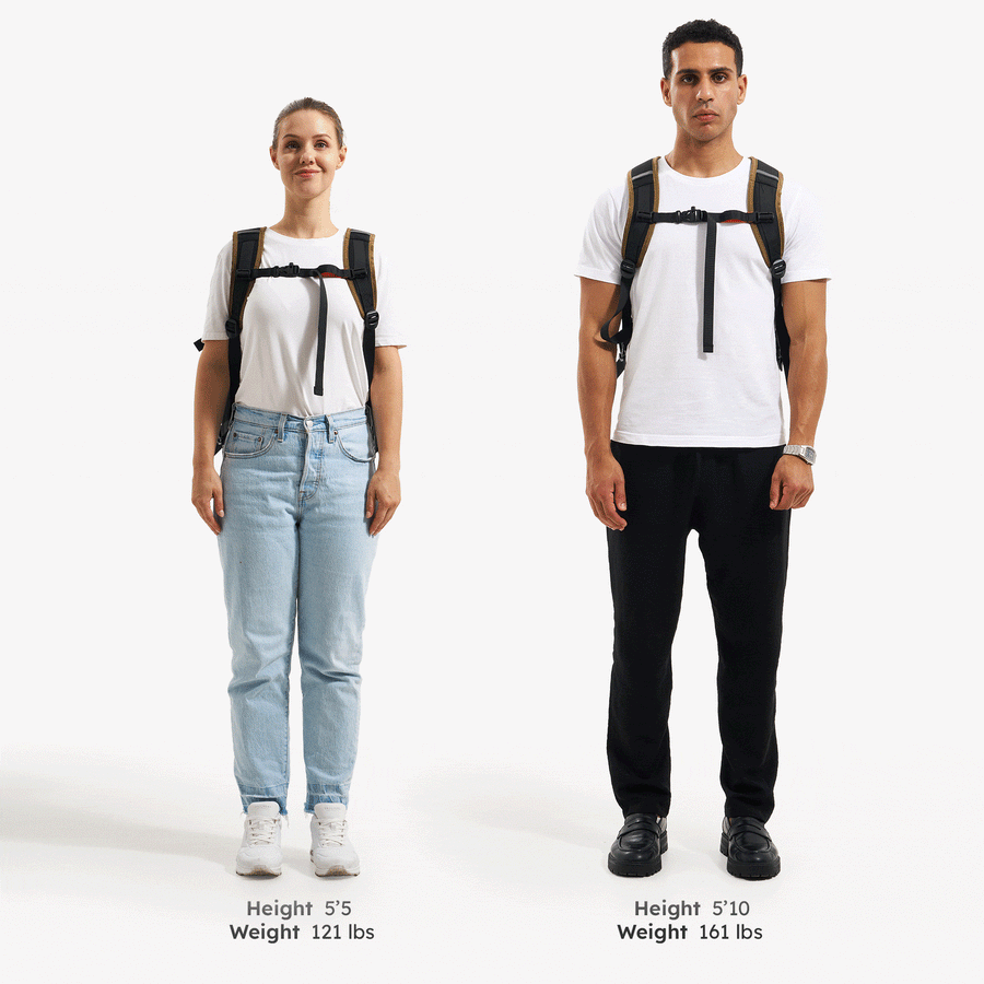 Tolaccea Mlife 03 | 40L-50L Expandable TSA Travel Laptop Backpack