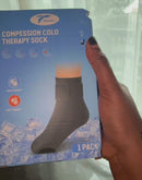 As a nurse, my feet are killing me by the end of a 12-hour shift. These therapy socks are the first thing I reach for when I get home. Pure bliss.