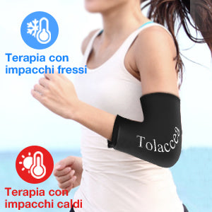 Hot & Cold Therapy Compression Sleeve for Knee Calf Ankle Pain Relief Black